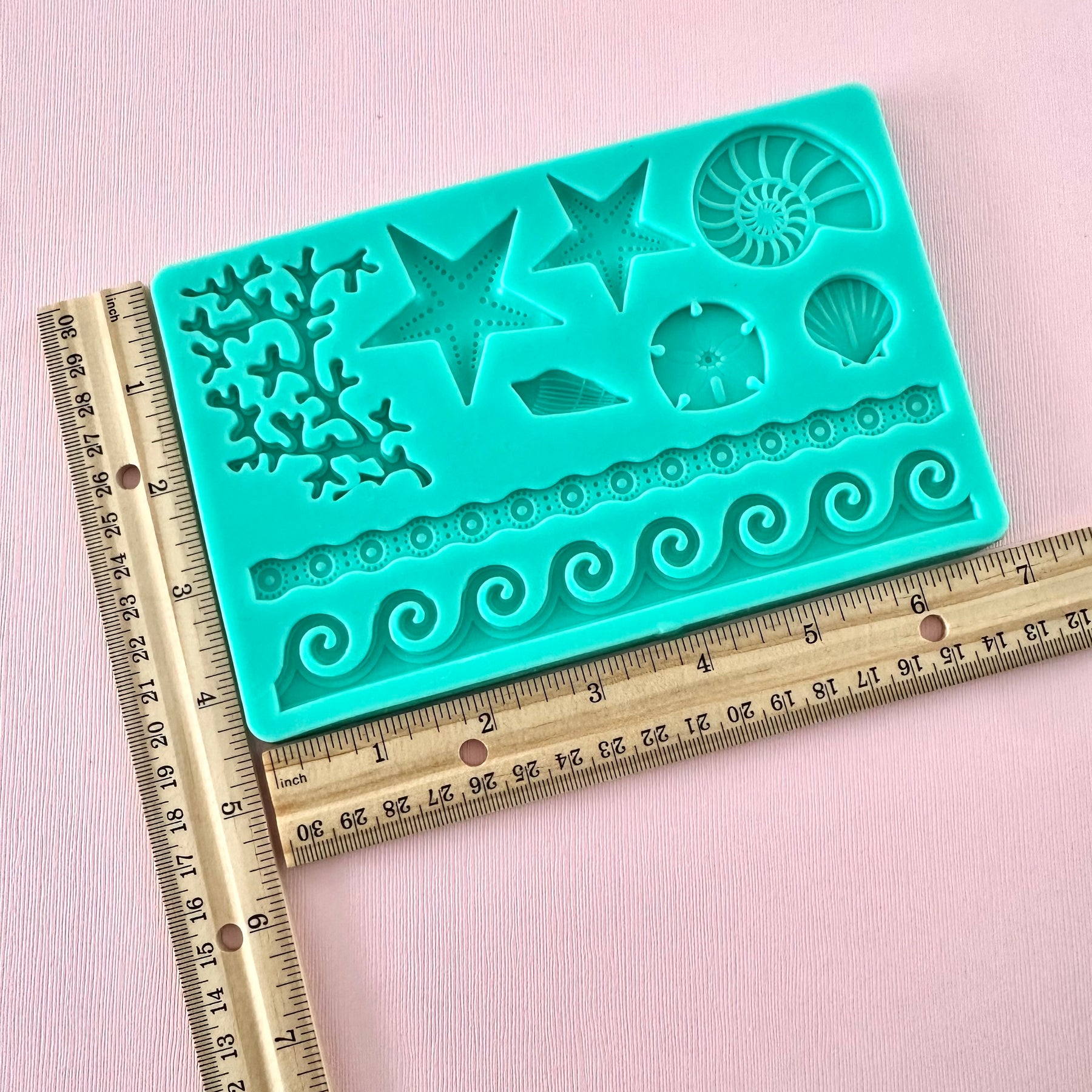 Sea Life Mold - 4.5” x 7”