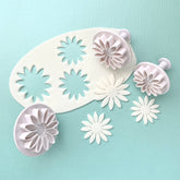 Daisy & Sunflower Fondant Cutter Set (3 sizes)
