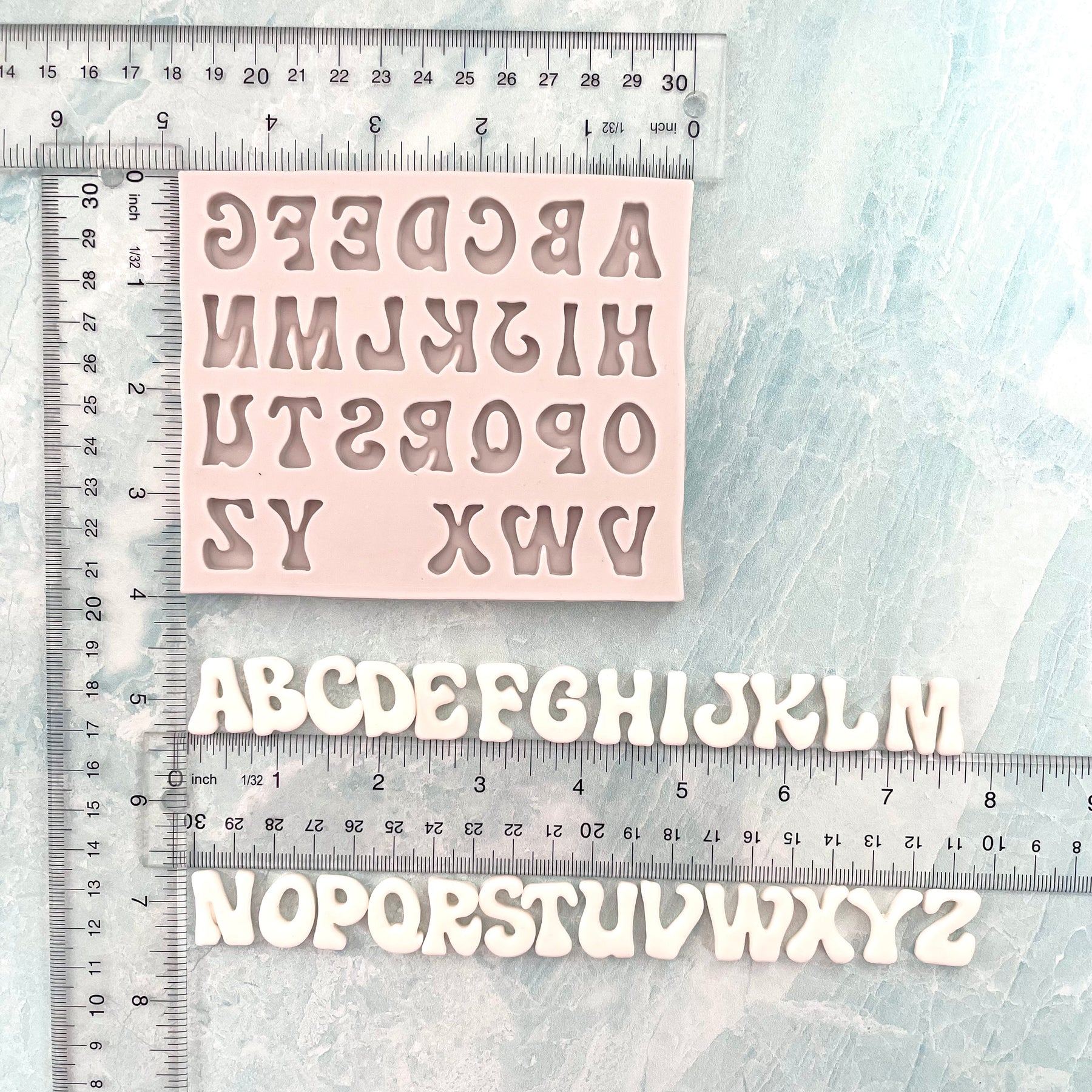 Groovy Letter Mold