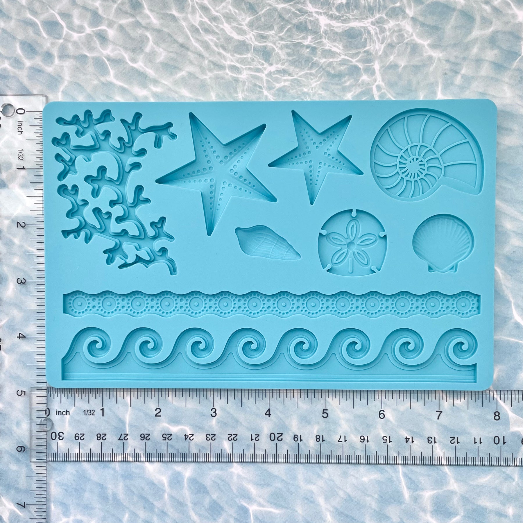 Sea Life Mold (5” x 7 3/4”)