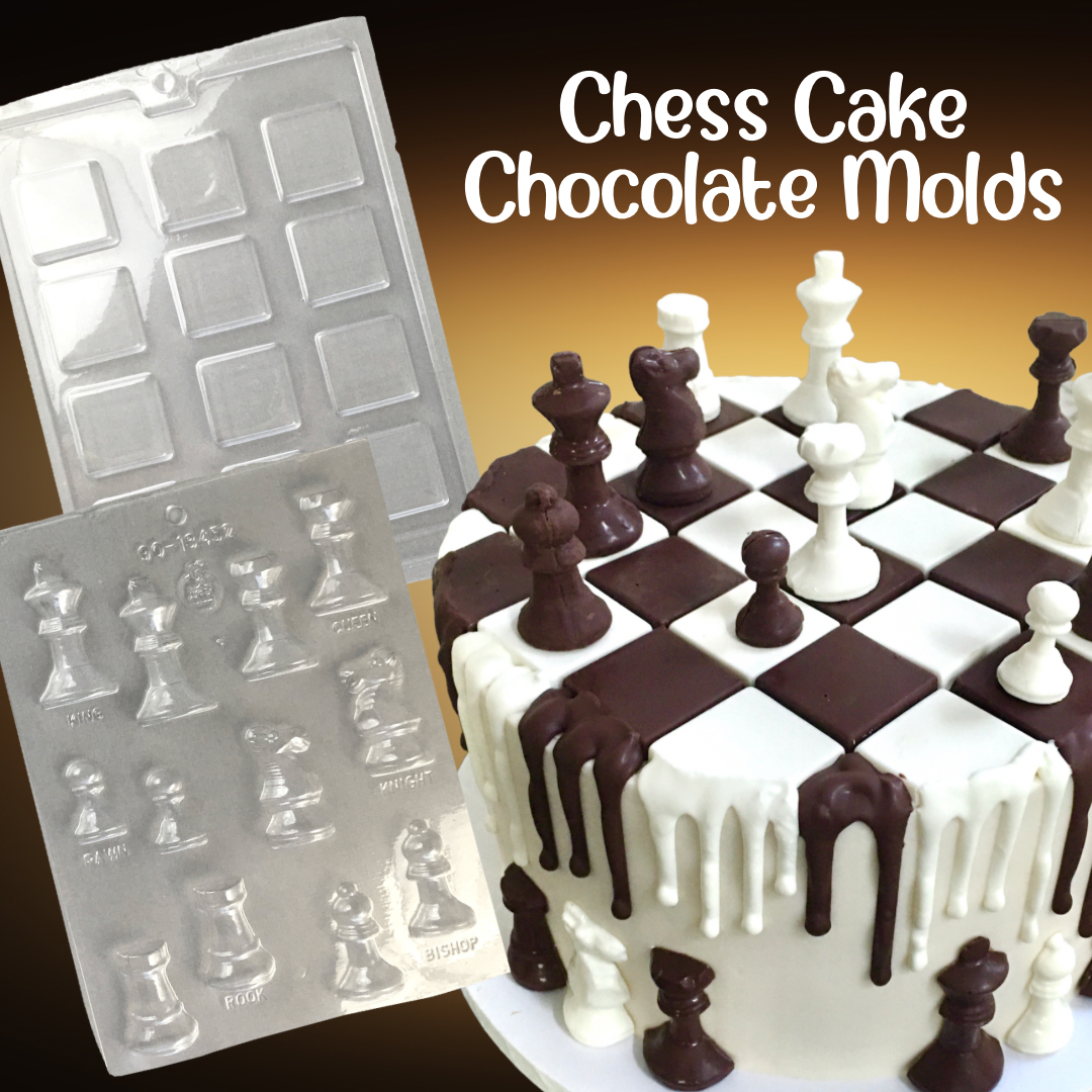 Silicone Chess Piece Molds - 6 styles