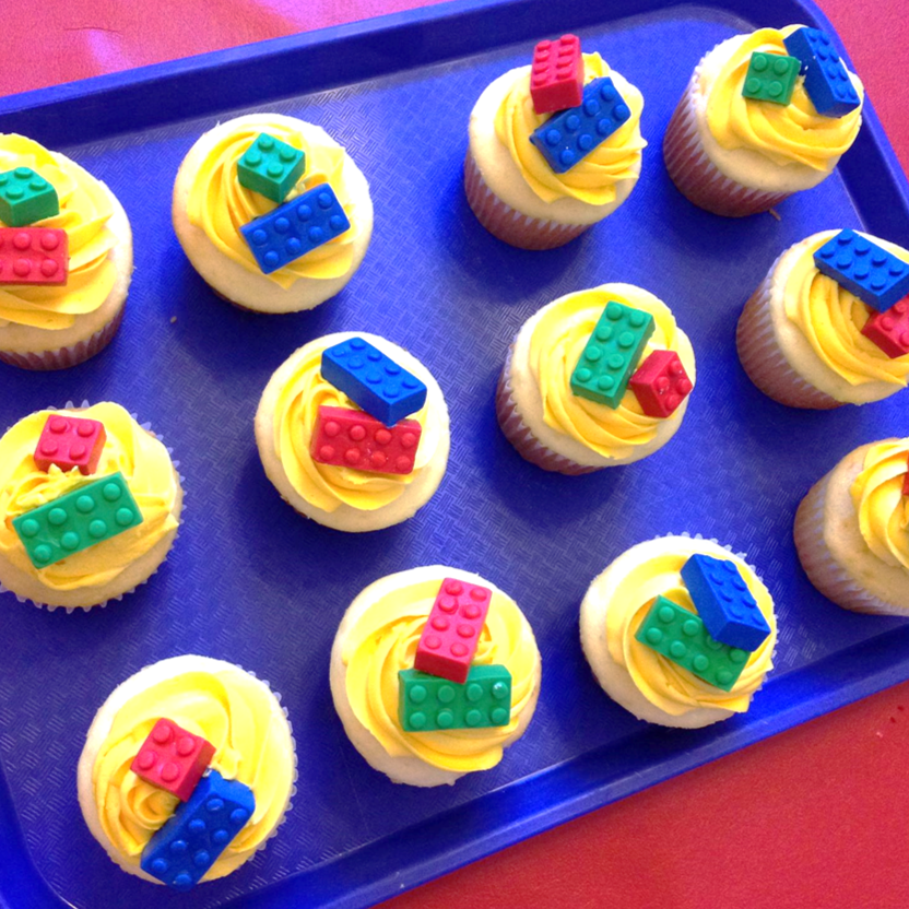 Flat + Chunky Building Block Fondant Molds