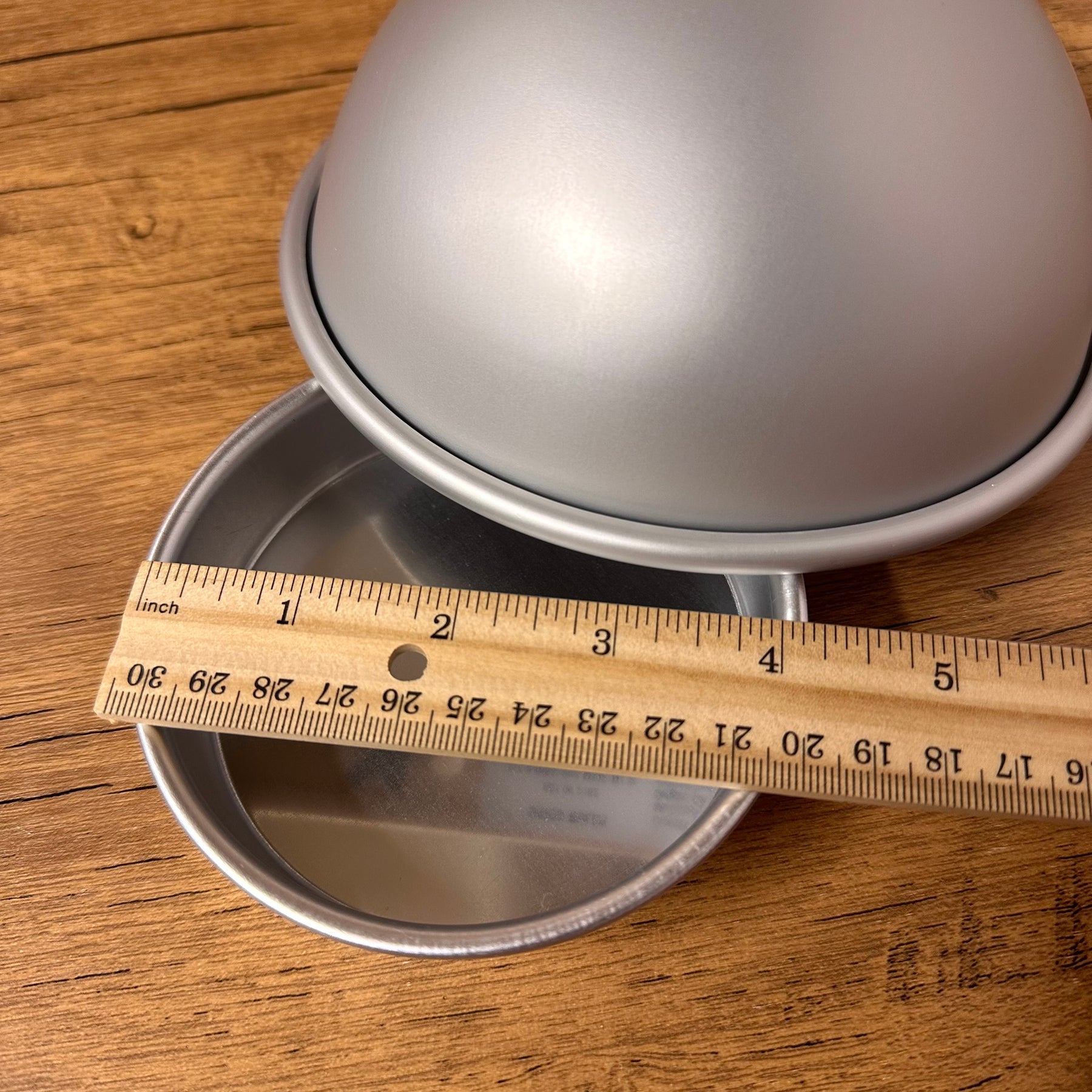 6" Half-Ball Cake Pan (+ 4" Pan)