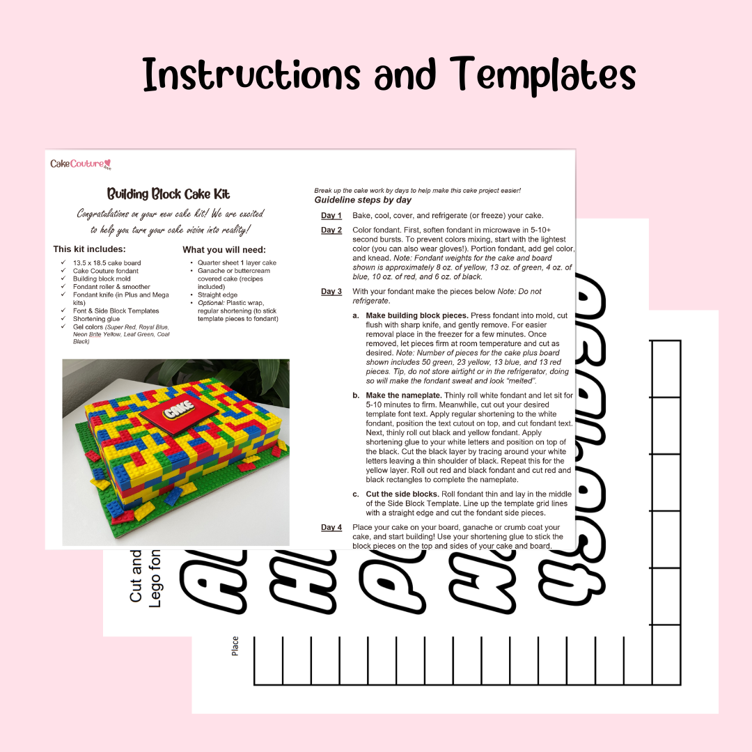 Lego Block Fold Pattern Lego Block Template