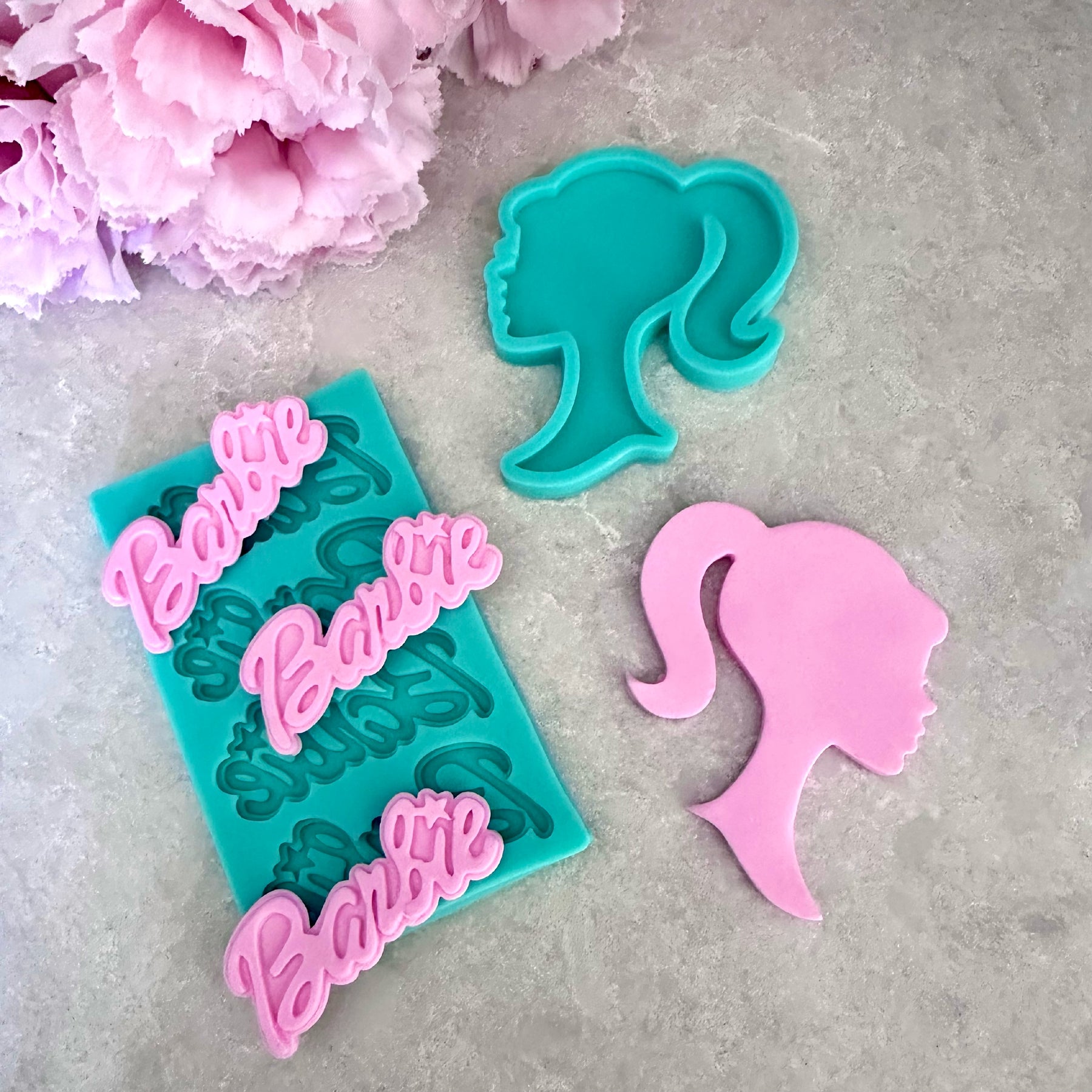 Barbie Silhouette & Script Molds