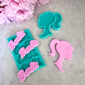 Barbie Silhouette & Script Molds