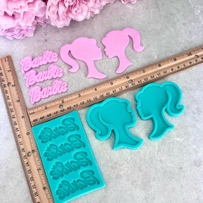 Barbie Silhouette & Script Molds