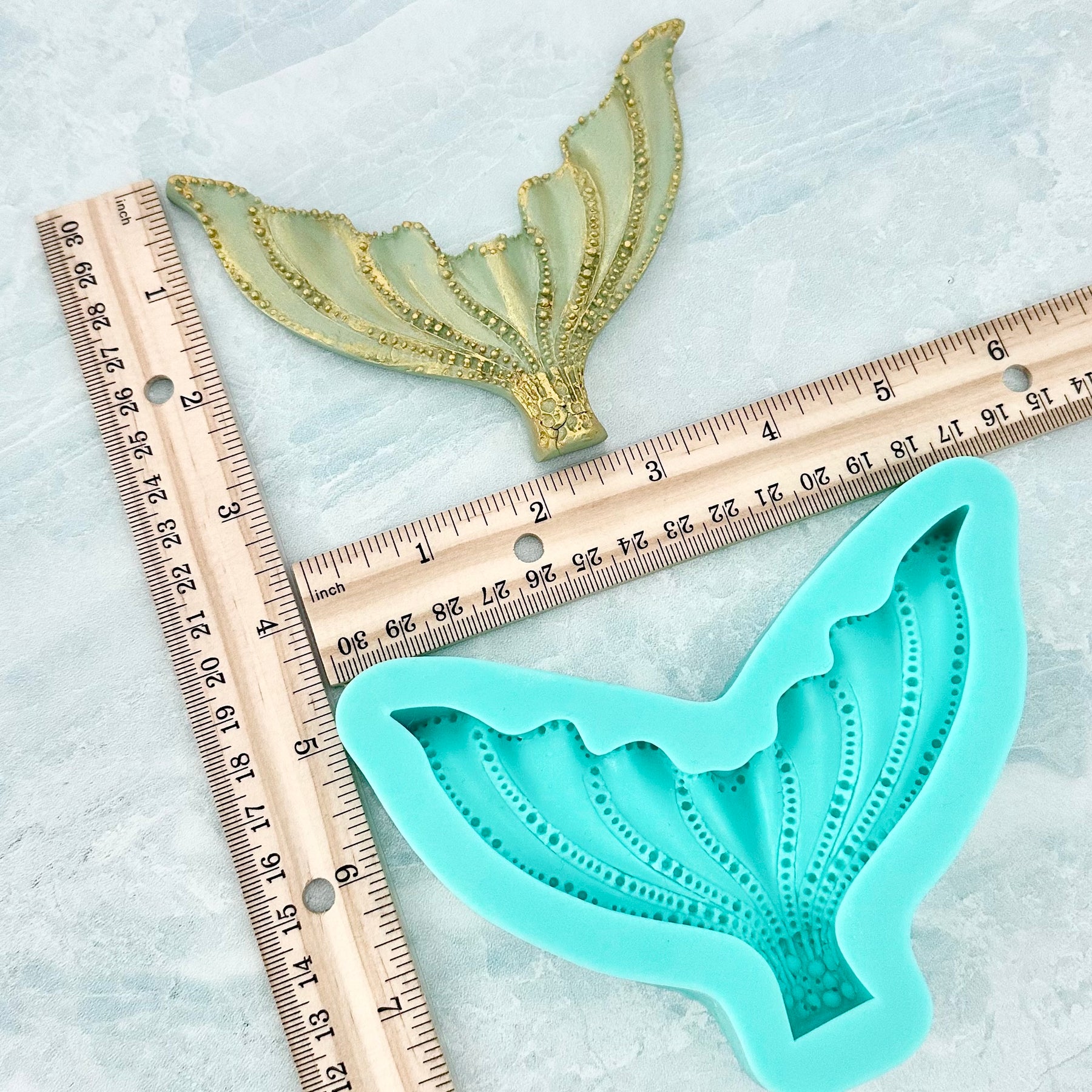 Bold & Bejeweled Mermaid Tail Mold