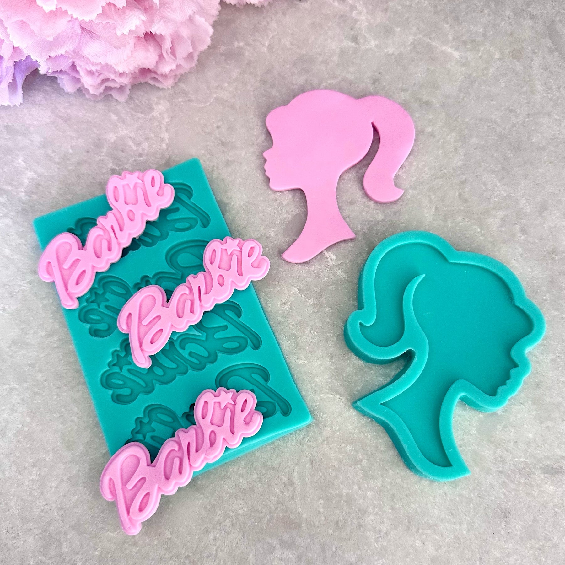 Barbie Silhouette & Script Molds