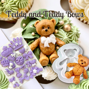 Mini Cuddly Teddy Bear Mold