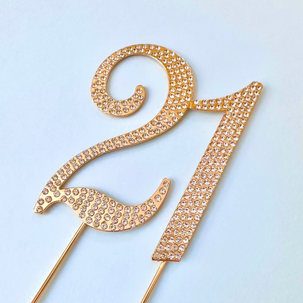 Glamour Gold Cake Topper • Crafted Lovely