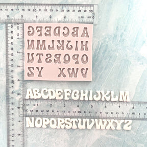 Groovy Letter Mold