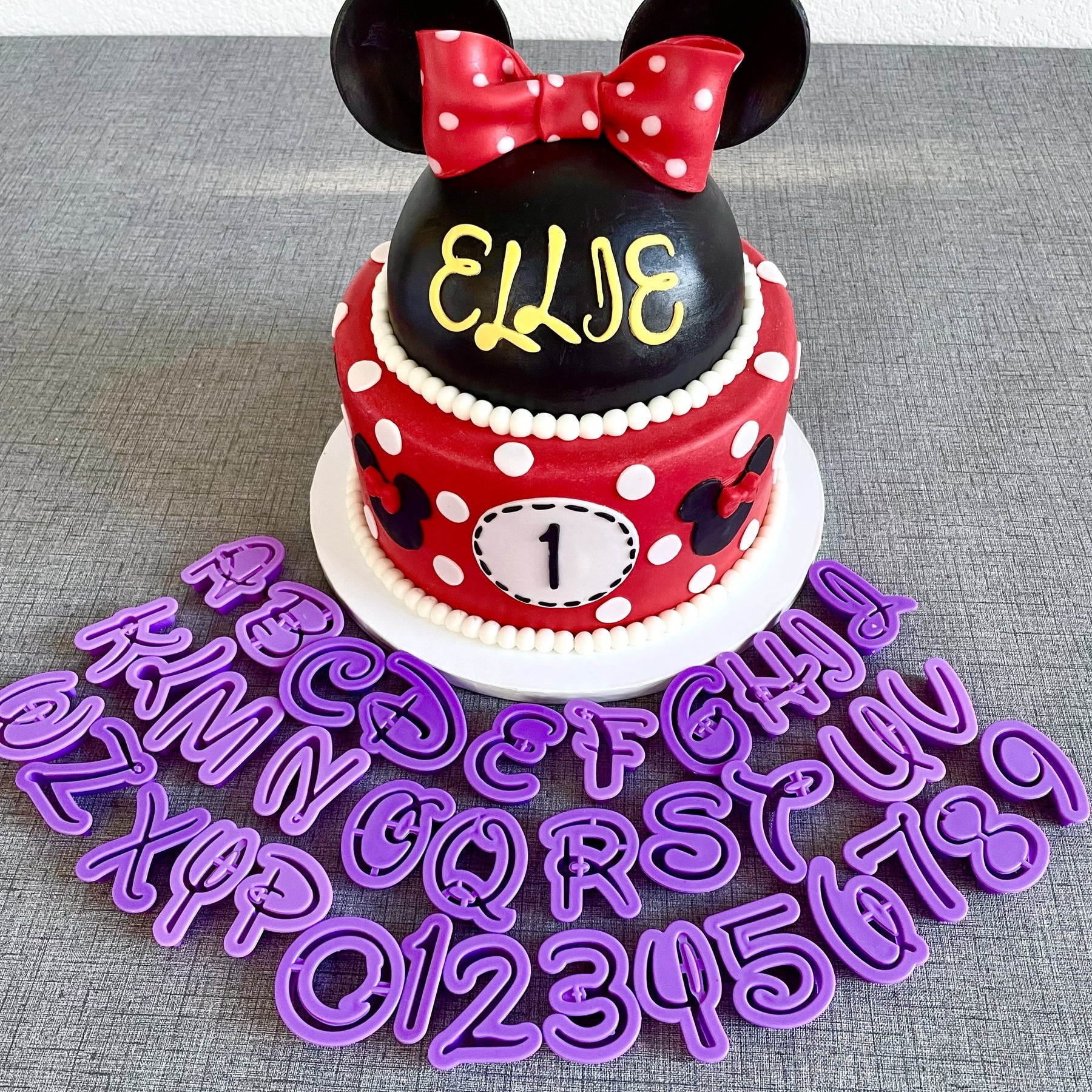 Disney-style Letter and Number Cutters