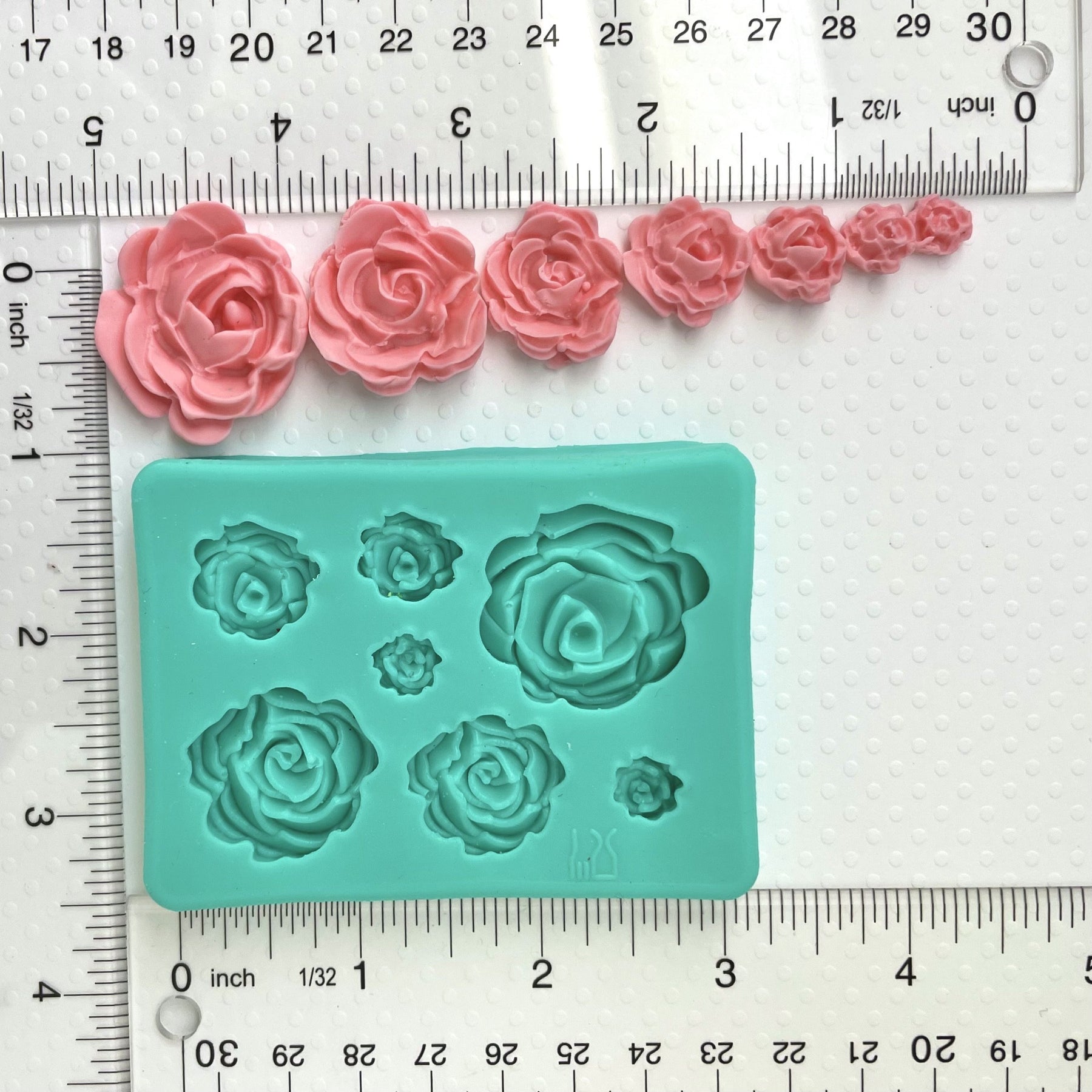 3D Rose Mold (4 cavities)