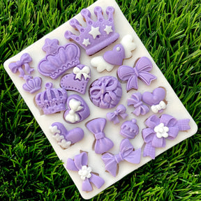Mini Bows, Hearts, and Crowns Mold